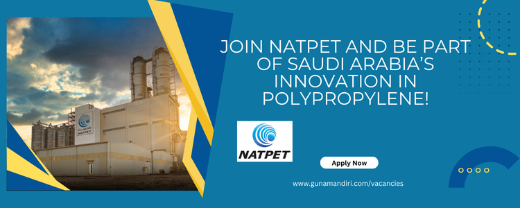 CAREER OPPORTUNITIES IN SAUDI ARABIA – JOIN NATPET!