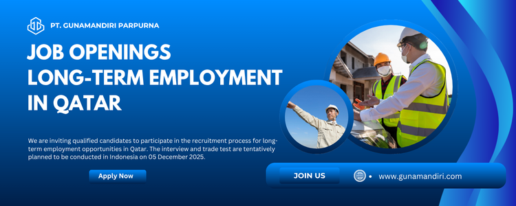 Job Openings – Long-Term Employment in Qatar