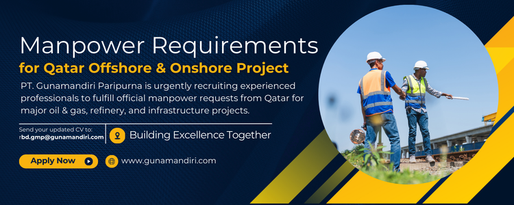 Manpower Requirements for Qatar Offshore & Onshore Project