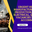 Urgent Hiring! Steel Manufacturing Plant UAE | Production, Mechanical, Electrical, QC & Technical Vacancies | Free Food & Accommodation