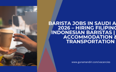 Barista Jobs in Saudi Arabia 2026 – Hiring Filipino & Indonesian Baristas | Free Accommodation & Transportation