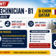 URGENT REQUIREMENT | MECHANICAL TECHNICIAN – B1 | Q-CHEM QATAR