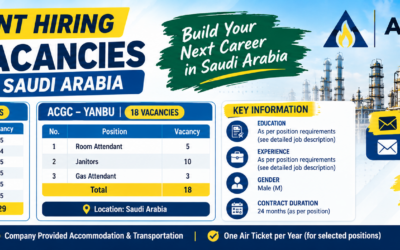 URGENT HIRING | 47 VACANCIES | ACGC – SAUDI ARABIA
