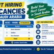 URGENT HIRING | 47 VACANCIES | ACGC – SAUDI ARABIA